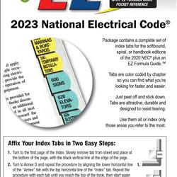 EZ Tabs for 2023 NEC Code Books