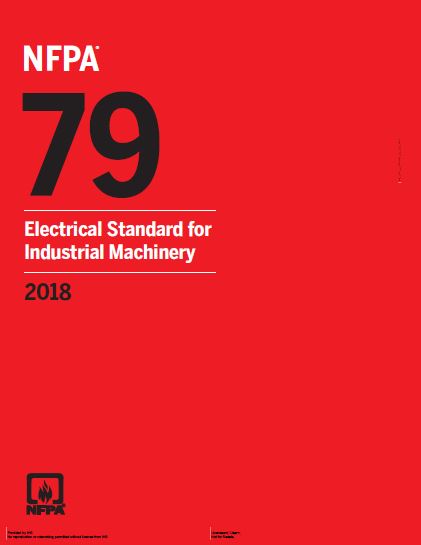 NFPA 79: Electrical Standard for Industrial Machinery 2018